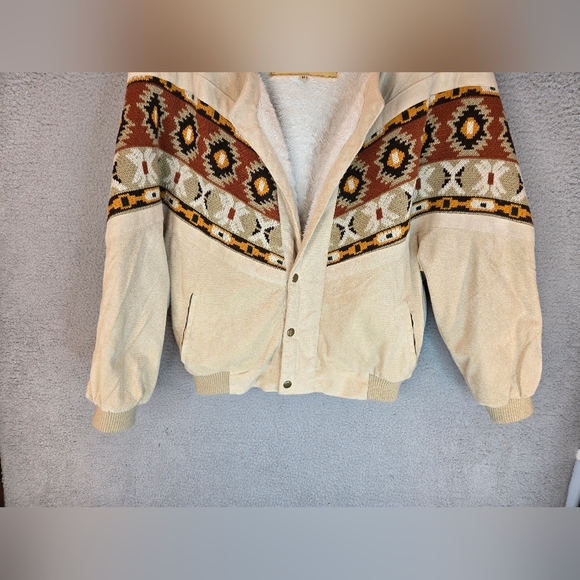 Tan and Brown Women's Jacket - Picture 4 of 16